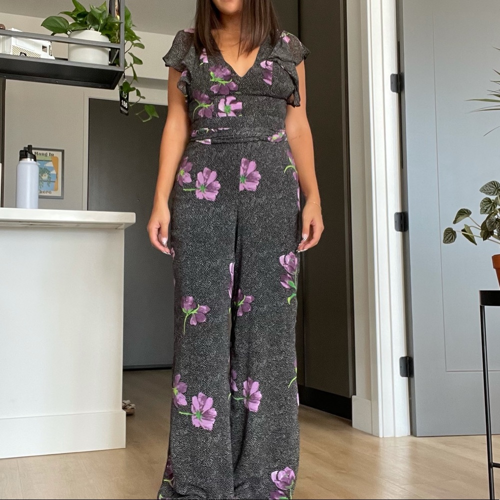 UO Polka Dot / Floral Romper